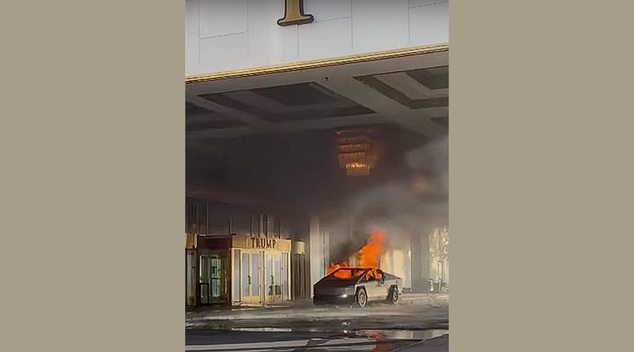 Автомобил бе взривен пред хотел на Тръмп, шофьорът е бил военен (ВИДЕО)